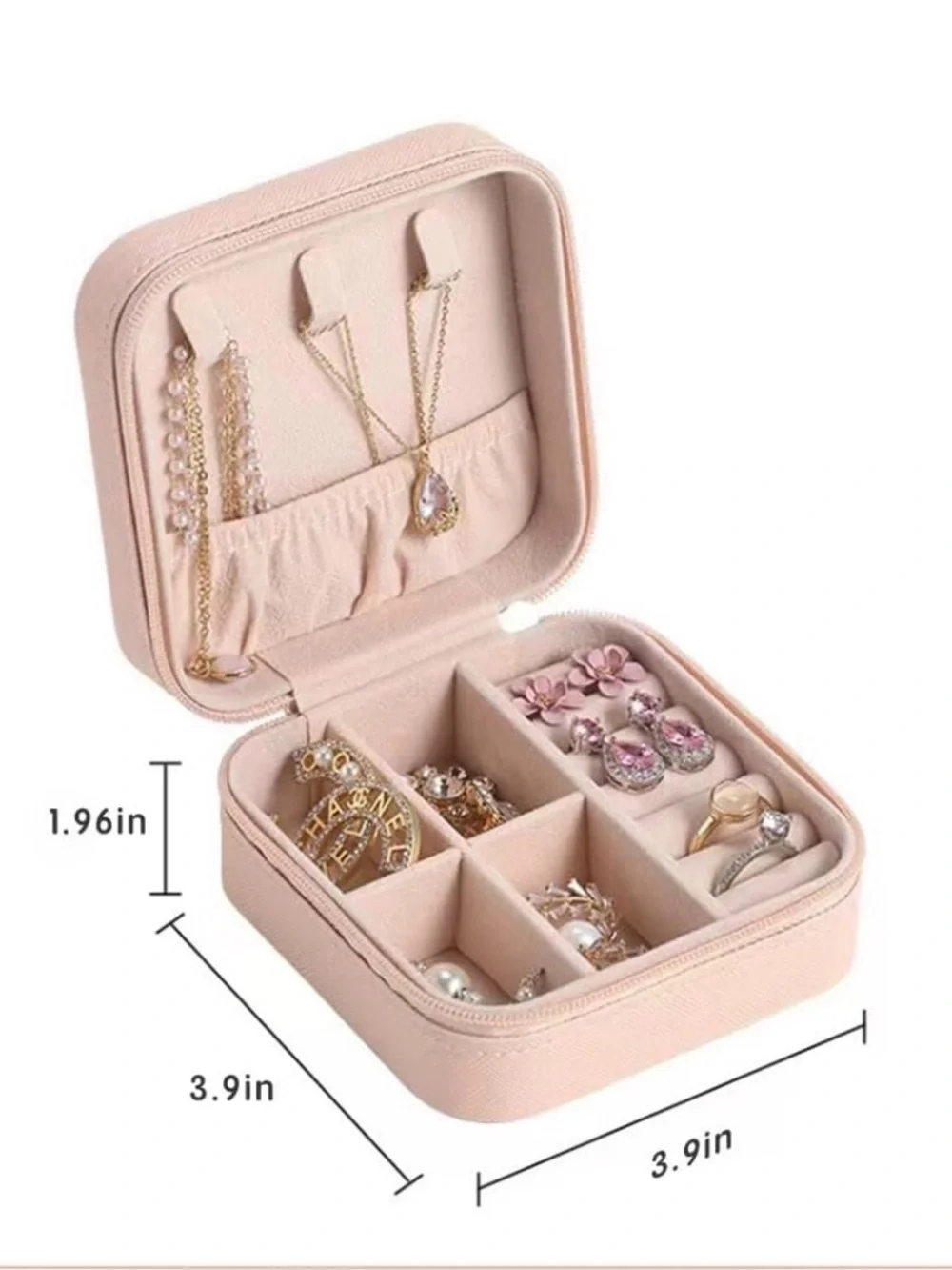 NWT~Jewelry Box Organizer~ Customizable~ Light Pink